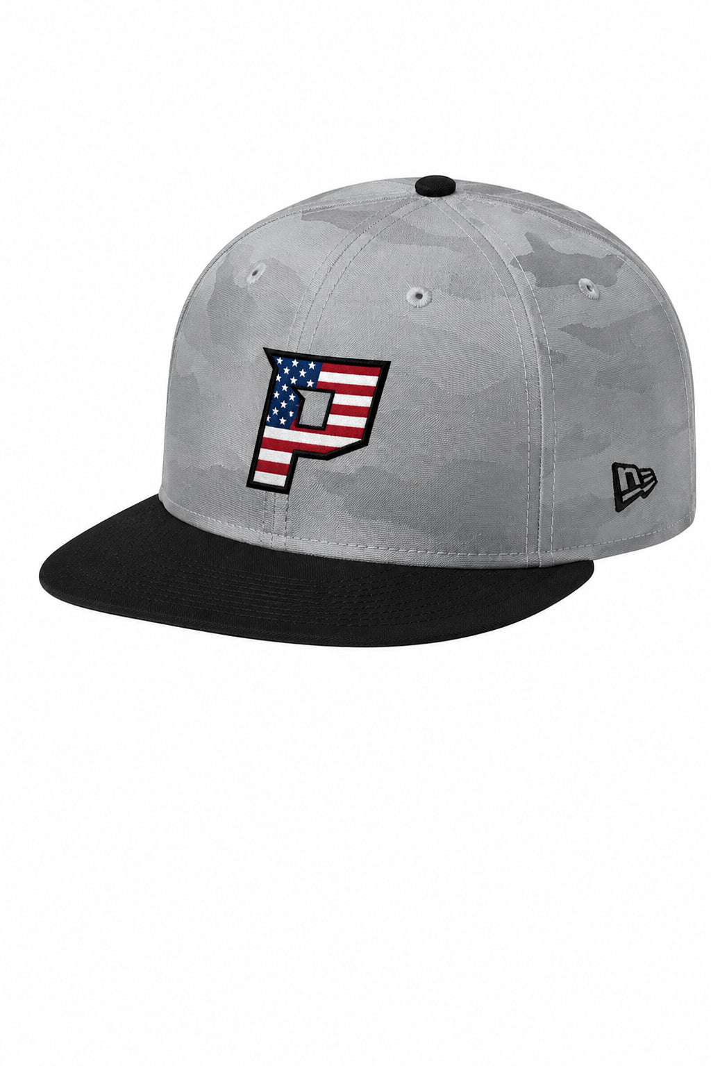 Patriotic P Camo Flat Bill Snapback