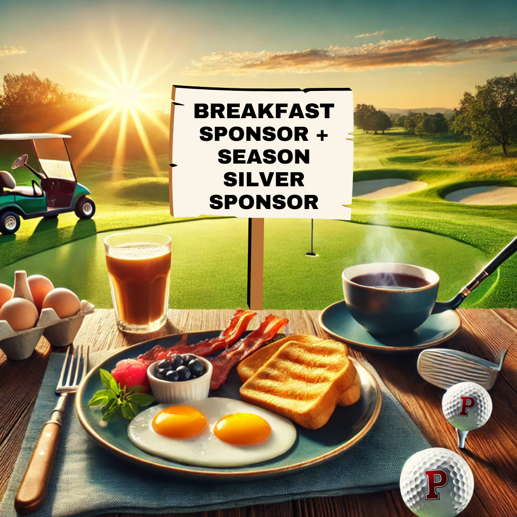 Golf Tournament Breakfast Sponsor + Silver Sponsor
