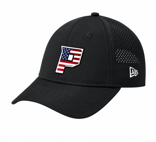 Patriotic P Performance Hat - Black