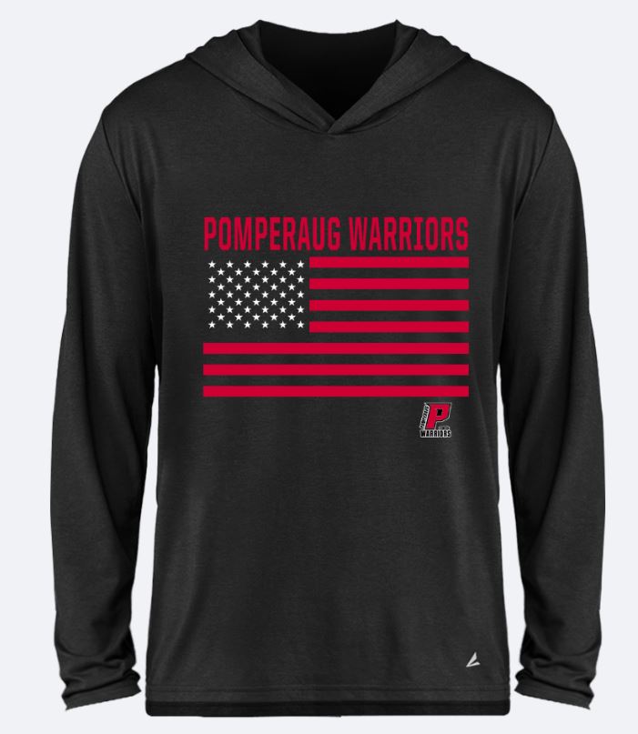 Men's Performance Hoodie - American Flag