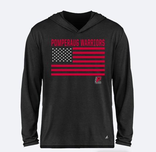 Youth Performance Hoodie - American Flag