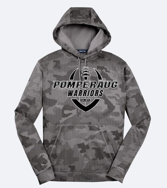 Youth Football Hoodie - Camo